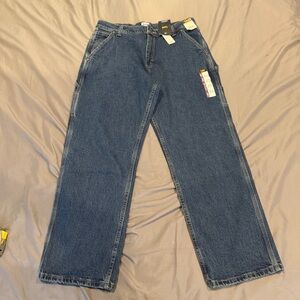 NWT Lee Colton Carpenter Jeans Mens 32x30 Loose Fit Workwear Denim Utility